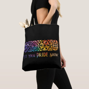 Bolso De Tela Orgullo arcoiris de la ventana gótica