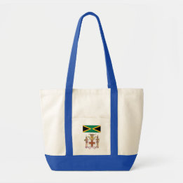Bolso De Tela Orgullo de la bandera y símbolos culturales jamaic
