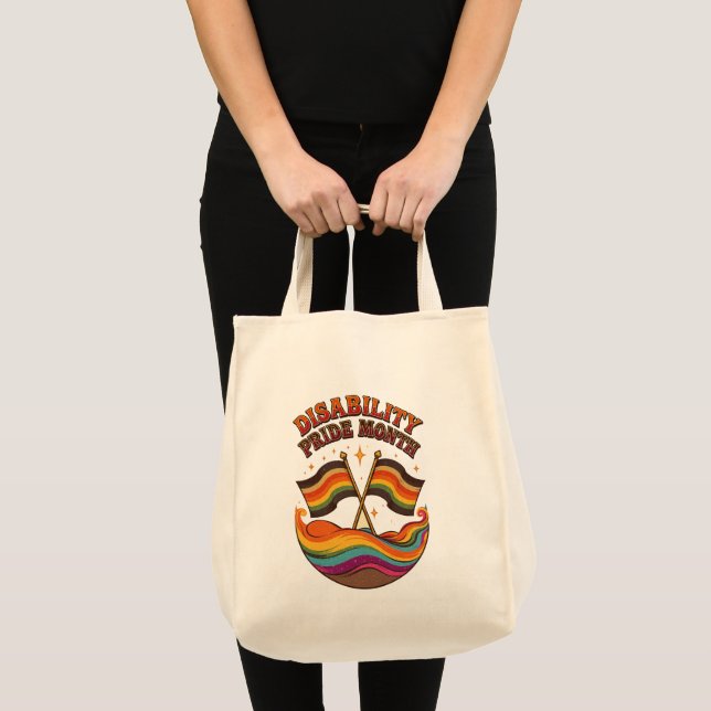 Bolso De Tela Orgullo de la discapacidad (Anverso (producto))