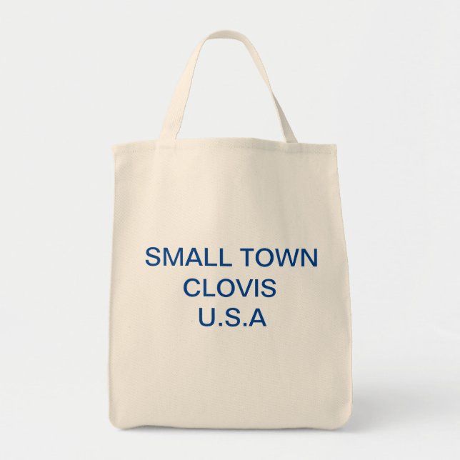 Bolso De Tela Orgullo de pueblo pequeño | Clovis (Frente)