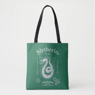 Bolso De Tela ORGULLO DE SLYTHERIN™ Ambición Astucia Emblema