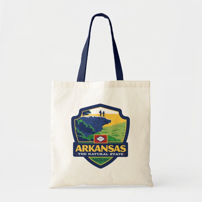 Bolso De Tela Orgullo del Estado | Arkansas (Frente)