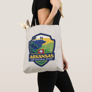 Bolso De Tela Orgullo del Estado Arkansas