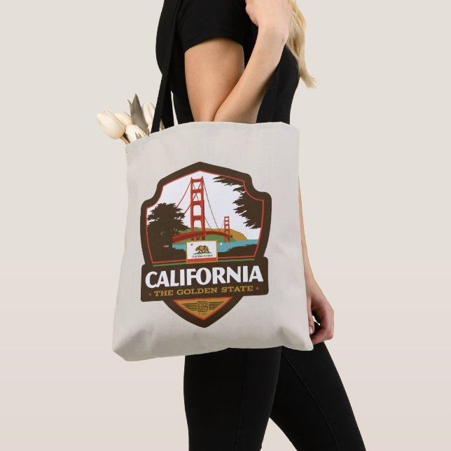 Bolso De Tela Orgullo del Estado | California (Detalle)