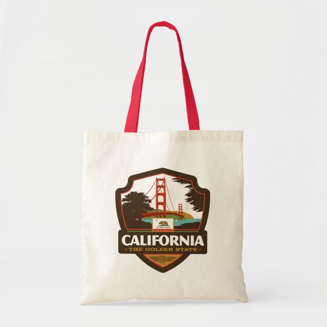 Bolso De Tela Orgullo del Estado | California (Frente)