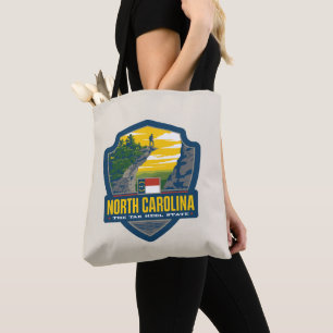 Bolso De Tela Orgullo del Estado   Carolina del Norte