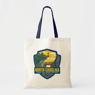 Bolso De Tela Orgullo del Estado   Carolina del Norte