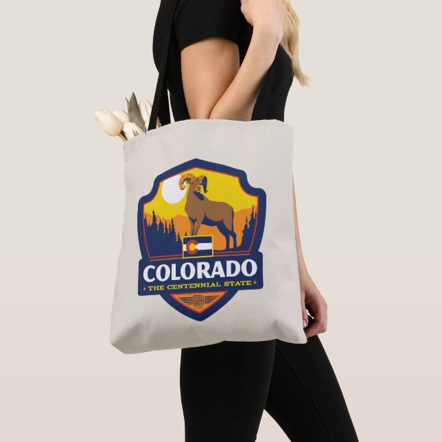 Bolso De Tela Orgullo del Estado | Colorado (Detalle)