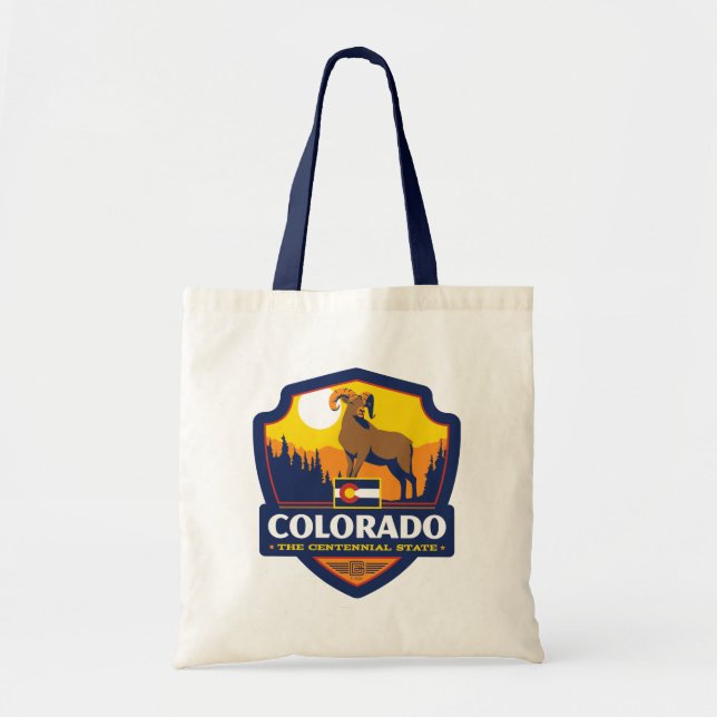 Bolso De Tela Orgullo del Estado | Colorado (Frente)