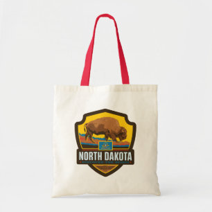 Bolso De Tela Orgullo del Estado Dakota del Norte