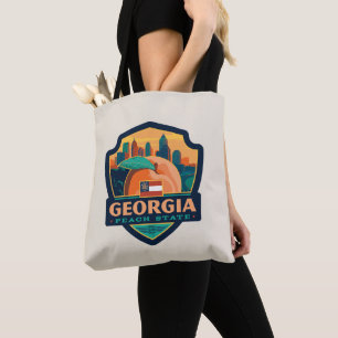 Bolso De Tela Orgullo del Estado Georgia