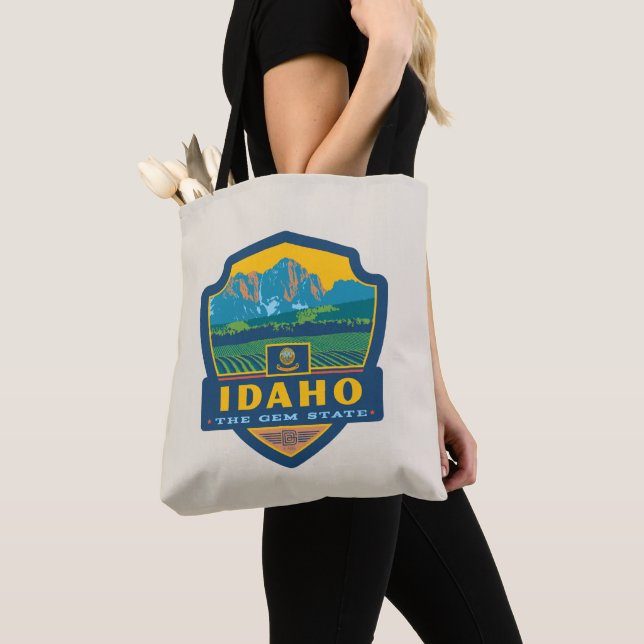 Bolso De Tela Orgullo del Estado | Idaho (Detalle)