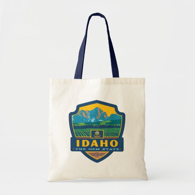 Bolso De Tela Orgullo del Estado | Idaho (Frente)