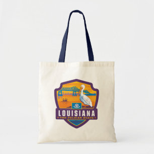 Bolso De Tela Orgullo del Estado   Luisiana