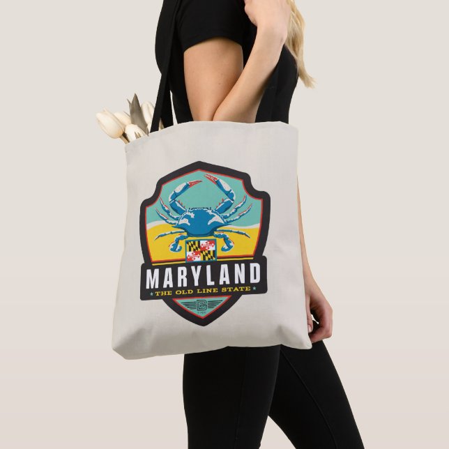 Bolso De Tela Orgullo del Estado | Maryland (Detalle)
