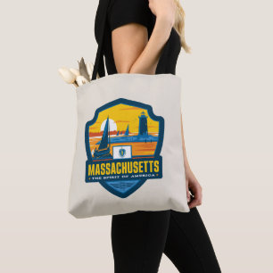 Bolso De Tela Orgullo del Estado Massachusetts