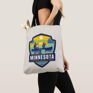 Bolso De Tela Orgullo del Estado   Minnesota