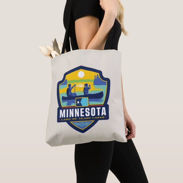 Bolso De Tela Orgullo del Estado | Minnesota (Detalle)
