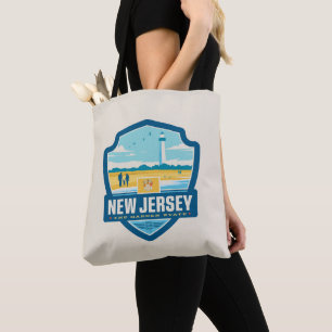Bolso De Tela Orgullo del Estado   Nueva Jersey