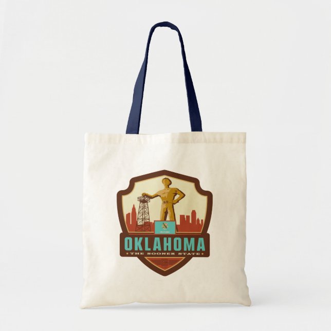 Bolso De Tela Orgullo del Estado | Oklahoma (Frente)