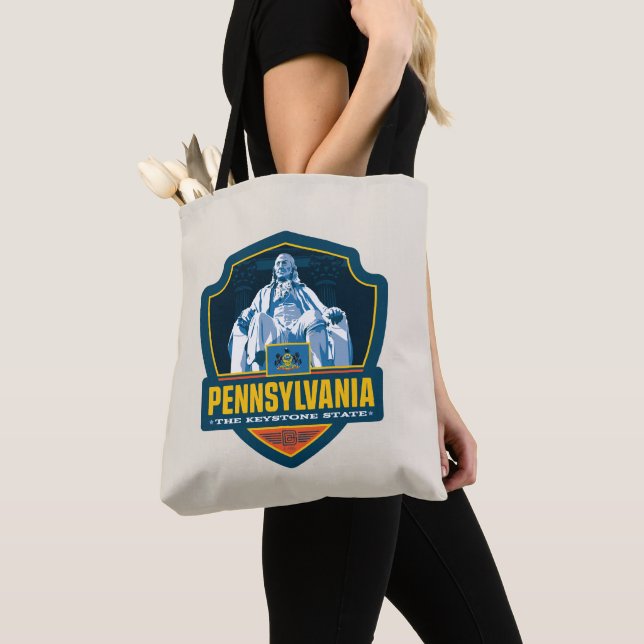 Bolso De Tela Orgullo del Estado | Pennsylvania (Detalle)