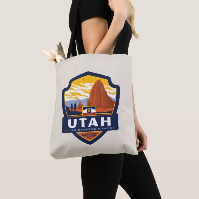 Bolso De Tela Orgullo del Estado | Utah (Detalle)