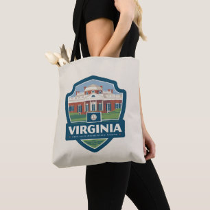 Bolso De Tela Orgullo del Estado Virginia