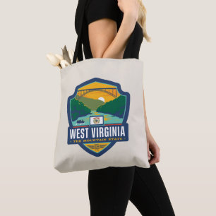Bolso De Tela Orgullo del Estado   Virginia Occidental