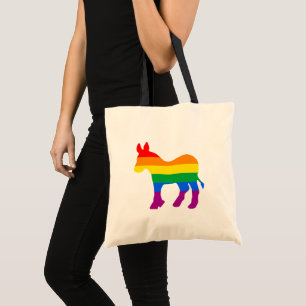 Bolso De Tela Orgullo democrático LGBTQ