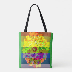Bolso De Tela orgullo en plena floración