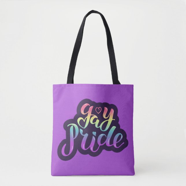 Bolso De Tela Orgullo gay (Anverso)