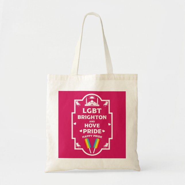 Bolso De Tela Orgullo Gay Brighton (Frente)