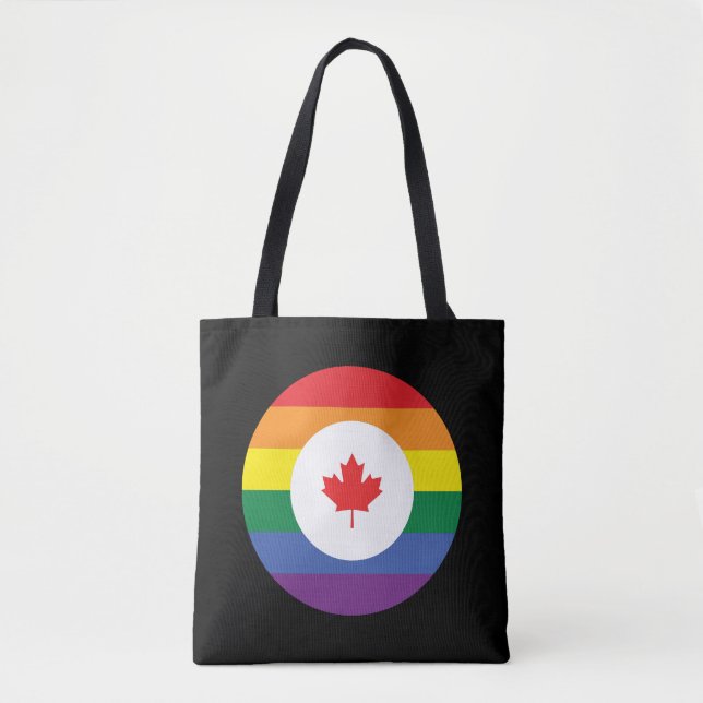 Bolso De Tela Orgullo gay de Canadá (Anverso)