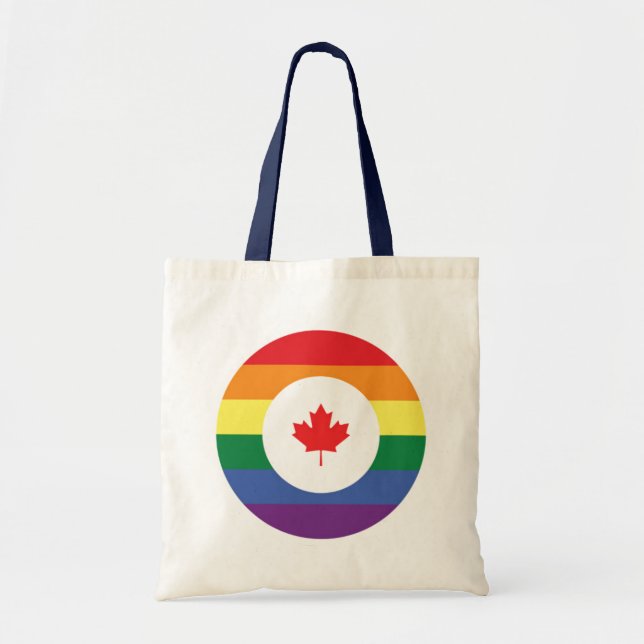 Bolso De Tela Orgullo gay de Canadá (Frente)
