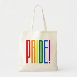 Bolso De Tela Orgullo gay LGBT Typografía arcoíris Apoyo LGBTQ