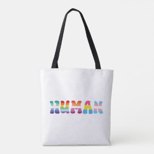 Bolso De Tela Orgullo humano colores arcoíris gay trans pan lesb