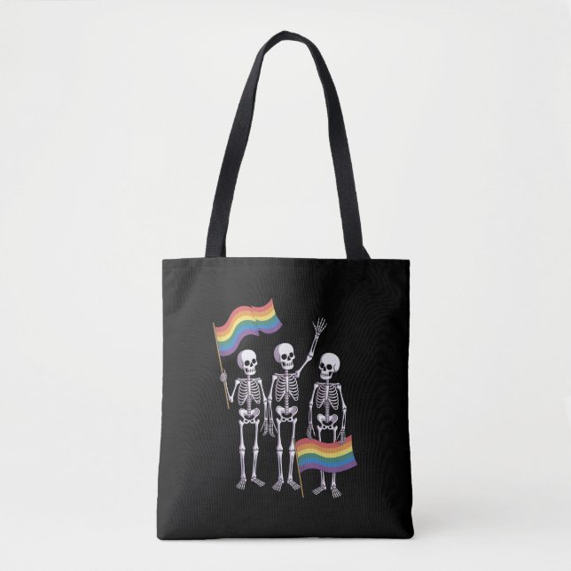 Bolso De Tela Orgullo LGBT Lesbiana Gay Ally LGBTQ Trans (Anverso)