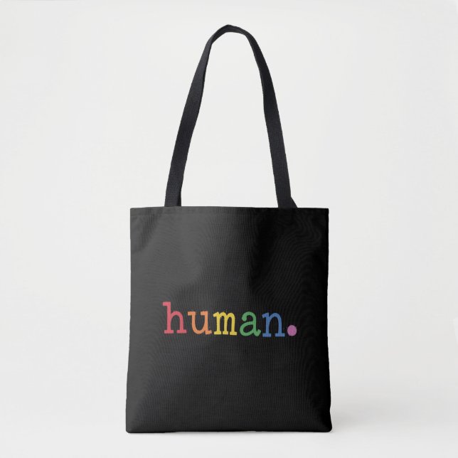 Bolso De Tela Orgullo LGBT LGBT Rainbow Igualdad LGBTQ (Anverso)
