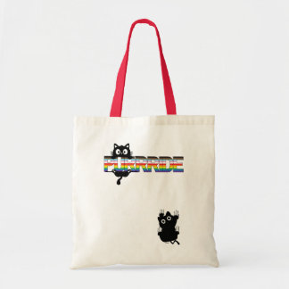Bolso De Tela Orgullo LGBTQ+ con gatos