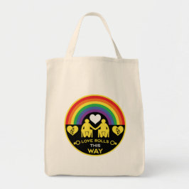 Bolso De Tela Orgullo LGBTQ Gay de Discapacidad en silla de rued