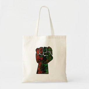 Bolso De Tela orgullo negro bandera panafricana roja verde puño