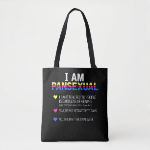 Bolso De Tela Orgullo Pansexual Derechos LGBT Igualitarios