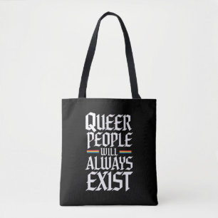 Bolso De Tela Orgullo queer Queer Pride La gente queer siempre e