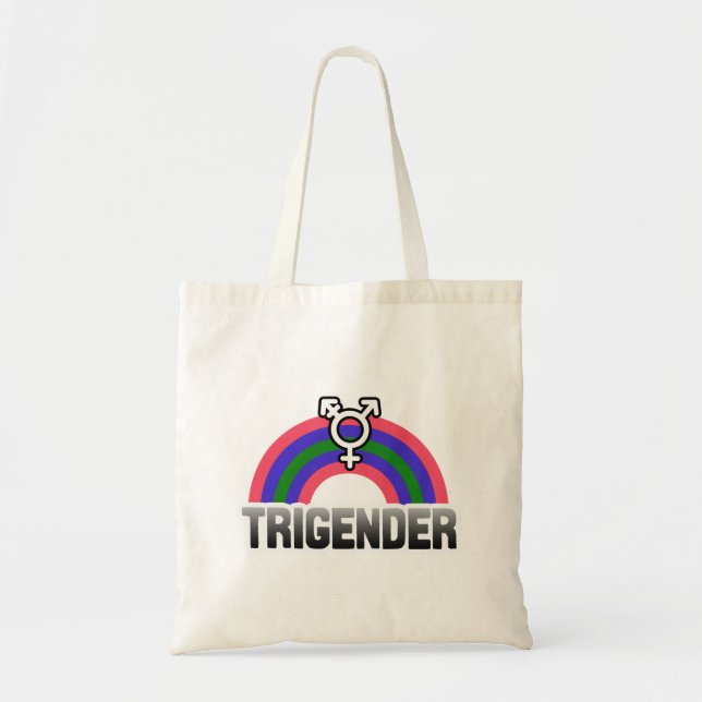 Bolso De Tela Orgullo Trigénero (Frente)