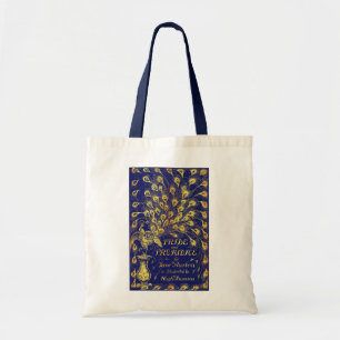 Bolso De Tela Orgullo y Prejuicio Cubierta del Libro del Pavo Re