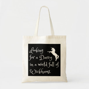 Bolso De Tela Orgullo y prejuicio gracioso Darcy Jane Austen