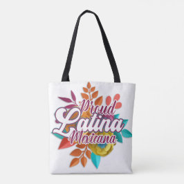Bolso De Tela Orgullosa Latina Mexicana de compras