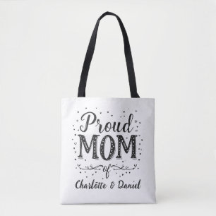 Bolso De Tela Orgullosa mamá de   Regalo personalizado para mamá