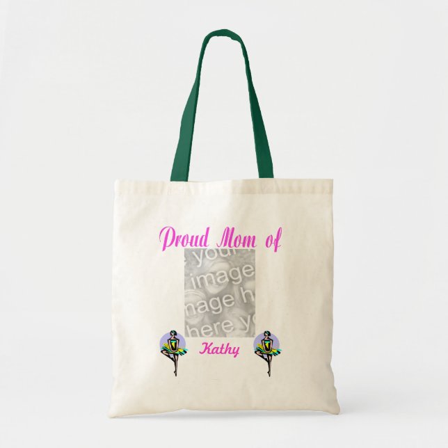 Bolso De Tela Orgullosa Mamá Tote Bag (Frente)