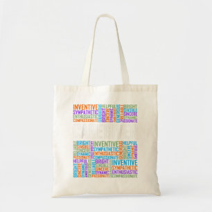 Bolso De Tela Orgullosa Palabras De Cuidados Apreciación De Enfe